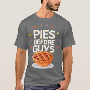 Funny Thanksgiving puns pies before guys  T-Shirt