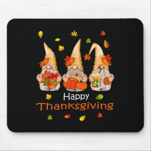Funny Thanksgiving S For Women Gnome - Gnomies Fam Mouse Pad