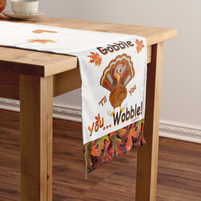 Funny Thanksgiving Table Runner (In Situ)