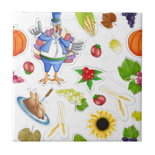 funny thanksgiving tile (Front)