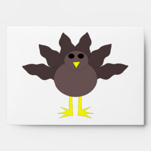 Funny Thanksgiving Turkey Customizable Envelopes