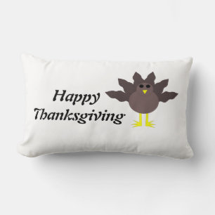 Funny Thanksgiving Turkey Customizable Pillow