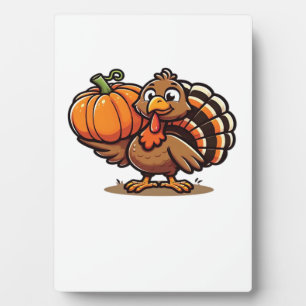 Funny Thanksgiving Turkey Design  Family Holiday M Plaque