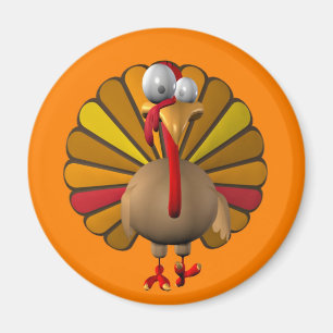 Funny Thanksgiving Turkey Magnet