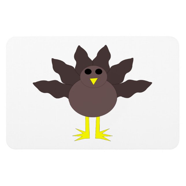 Funny Thanksgiving Turkey Magnet (Horizontal)