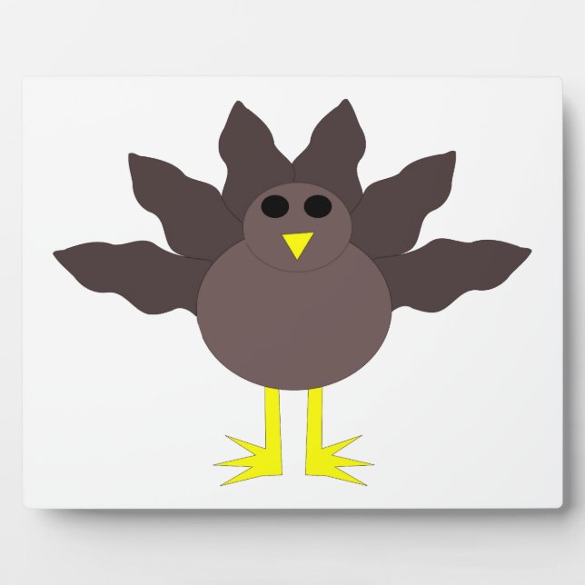 Funny Thanksgiving Turkey Plaque (Front)