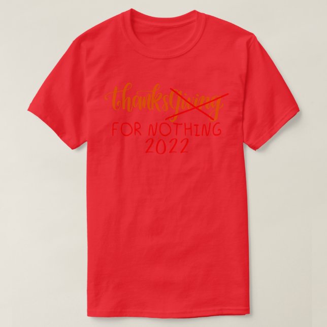 Funny ThanksGiving Turkey T-Shirt (Design Front)