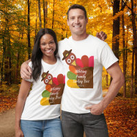 Funny Thanksgiving Turkey Trot Matching Family