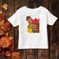 Funny Thanksgiving Turkey Trot Matching Family