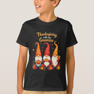 Funny Thanksgiving With My Gnomies Pyjamas Top Wom