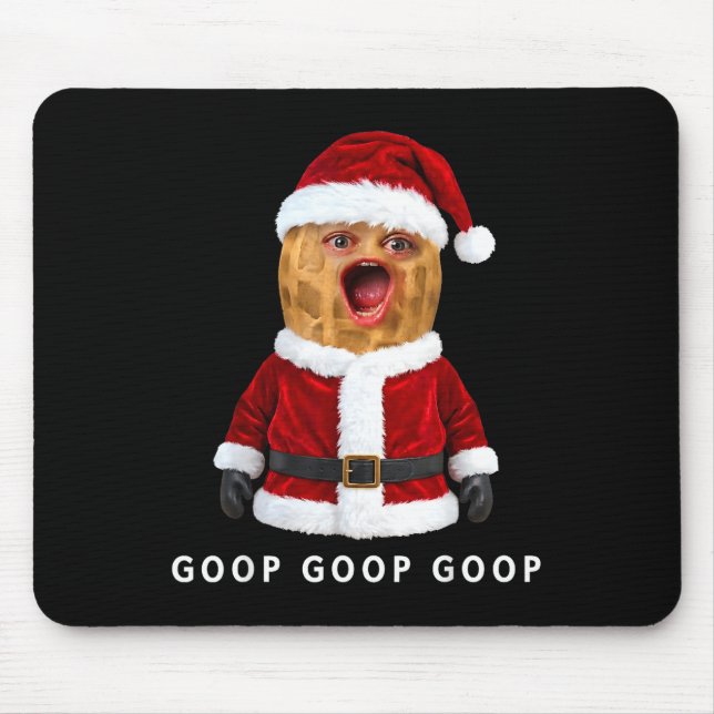 Funny The Burnt Peanut Goop Bungulator Christmas  Mouse Pad (Front)