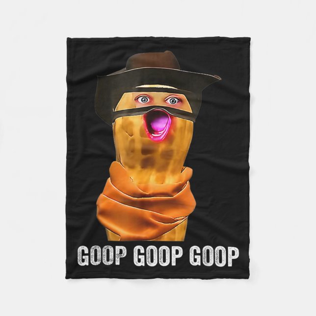 Funny The Burnt Peanut Goop Bungulator  Fleece Blanket (Front)