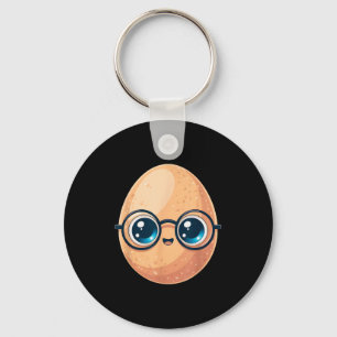 Funny The Good Egg Teacher Halloween Costume Food Keychain