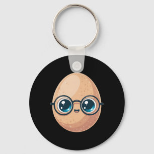 Funny The Good Egg Teacher Halloween Costume Food Keychain
