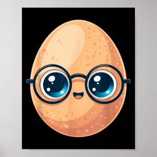 Funny The Good Egg Teacher Halloween Costume Food  Poster