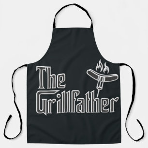 Funny The Grillfather Apron