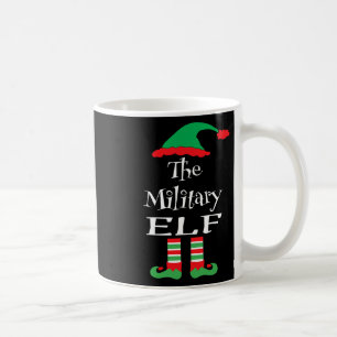 Funny The Military Elf Xmas Family Matching Women  Coffee Mug