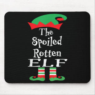 Funny The Siled Rotten Elf Shirt Christmas Matchin Mouse Pad