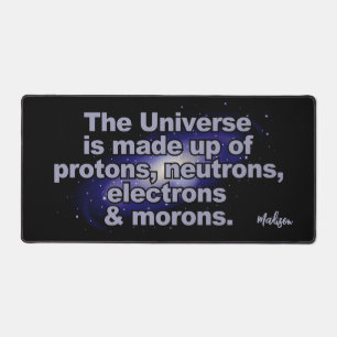 Funny "The Universe" custom name Desk Mat
