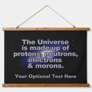 Funny "The Universe" custom text Hanging Tapestry
