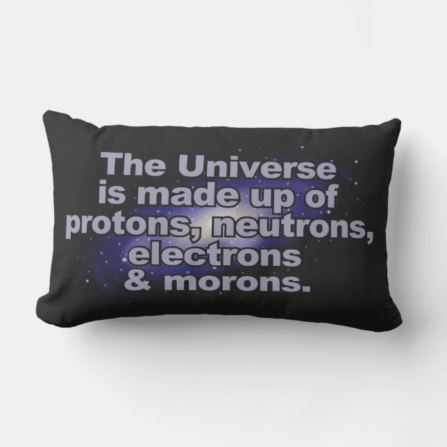 Funny "The Universe" throw pillows (Front)