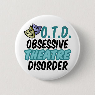 Funny Theatre 2 Inch Round Button