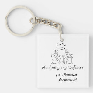 Funny Therapy & Mental-Health Acrylic Keychain