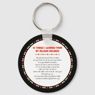 Funny Things I Learned From My Belgian Malinois Keychain