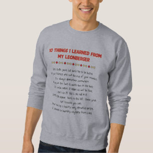 Funny Things I Learned From My Leonberger Sweatshirt