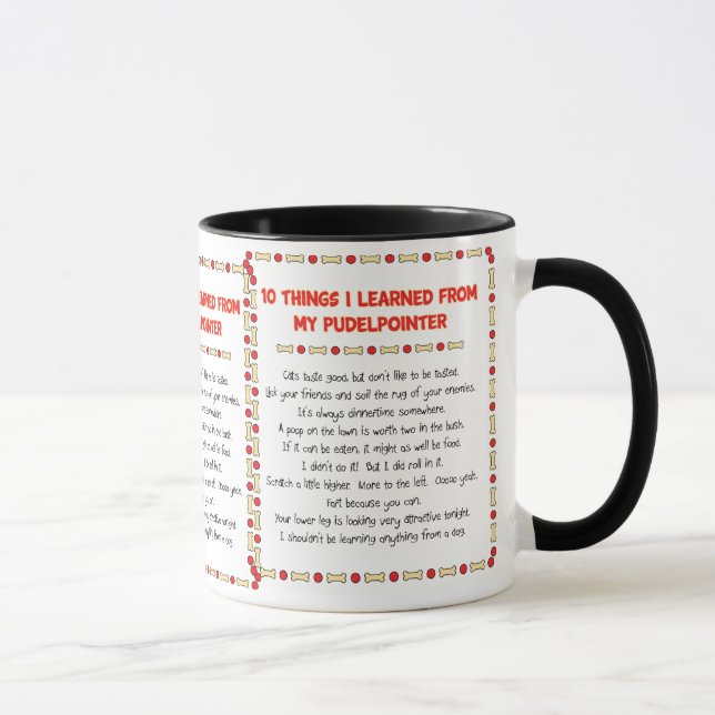 Funny Things I Learned From My Pudelpointer Mug (Right)