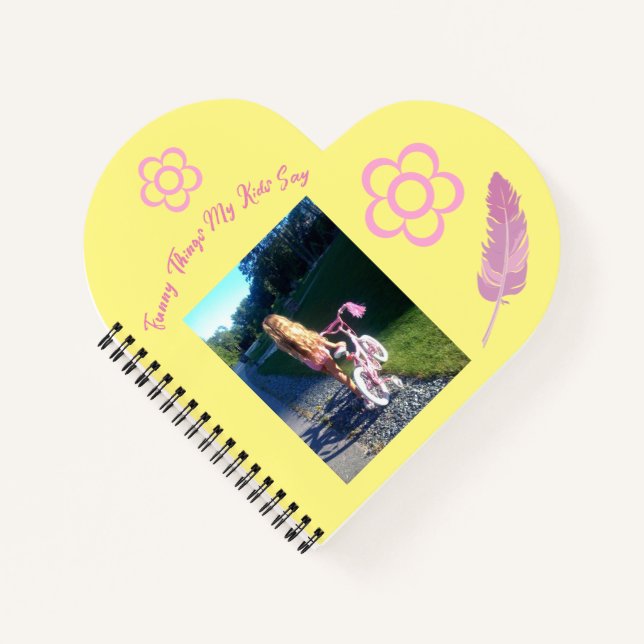 Funny Things My Kids Say  Cute Spiral Notebook (Front)