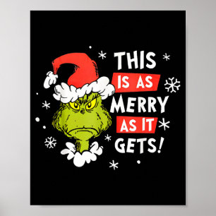 Funny This Is As Merry As It Gets Christmas, Sarca Poster
