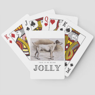 Funny This is Me Being Jolly This Dog Don’t Hunt  Playing Cards