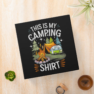 Funny This Is My Camping For Camper Binder