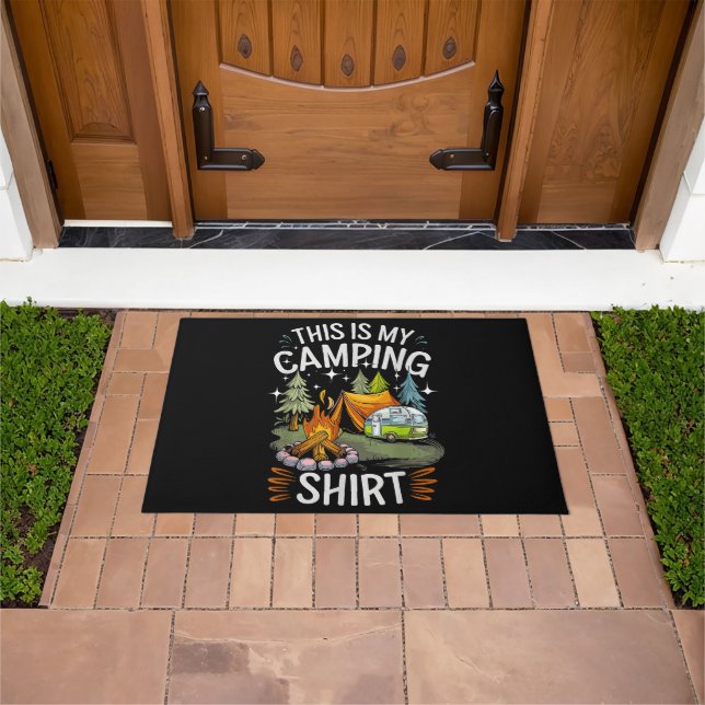 Funny This Is My Camping For Camper Doormat (Outdoor)