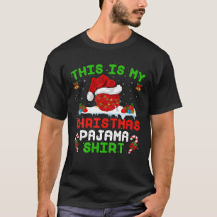 Funny This Is My Christmas Pajama Knitting Christm T-Shirt