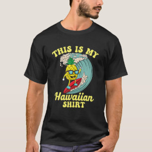 Funny This Is My Hawaiian Design Tiki Summer T-Shirt