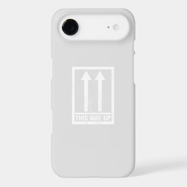 Funny this way up sign Case-Mate iPhone case (Back)