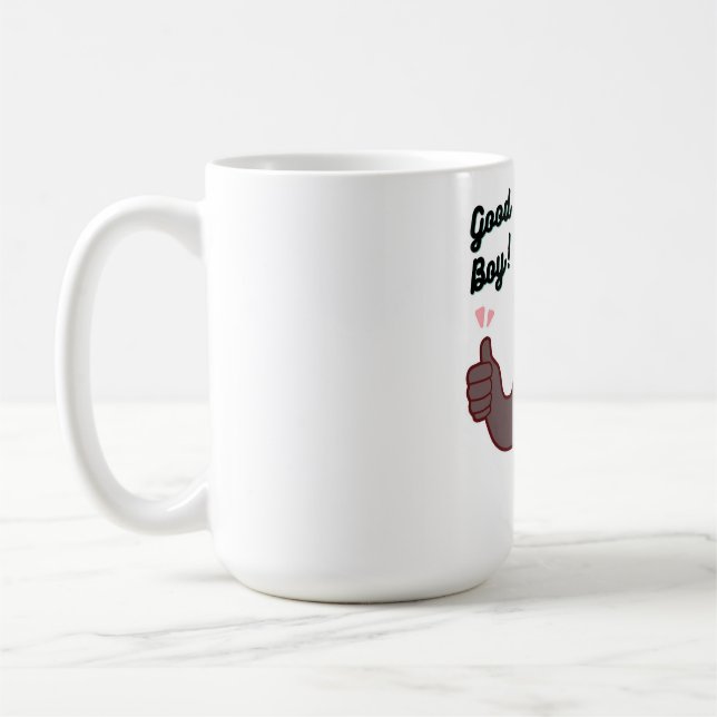 Funny Thumbs Up Panda Meme Coffee Mug (Left)