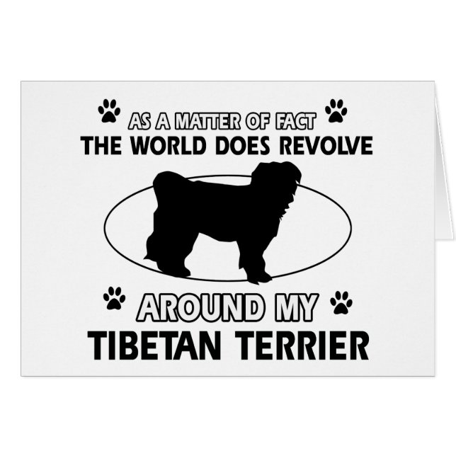 Funny tibetan terrier designs (Front Horizontal)
