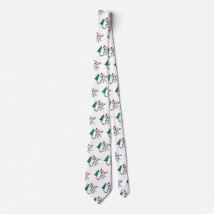 Funny Tie Santa Hedgehog