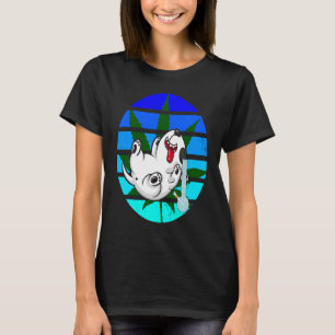 Funny Tiffing Dog with Bong Reggae T-Shirt