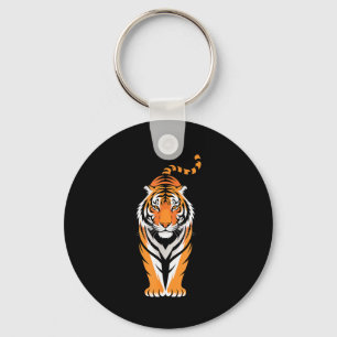 Funny Tiger Art For Men Women Boys Girls Animal Ti Keychain