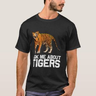 Funny Tiger Art For Men Women Boys Girls Bengal Ti T-Shirt