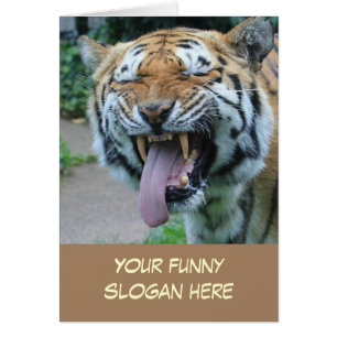 Funny Tiger Photo to Customize Yourself
