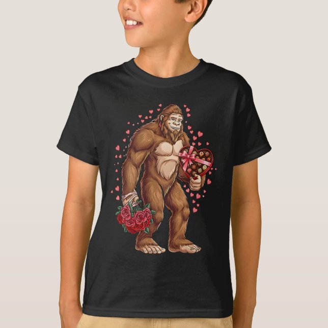 Funny Tiger Valentine's Day Tees Heart Animals Lov (Front)
