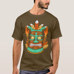 Funny Tikis 2022 Hawaiian Costume Halloween Costum T-Shirt