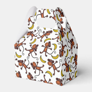 funny tiled monkey lovers  favor box
