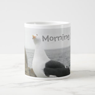 Funny Tilt Head Seagull Large Coffee Mug