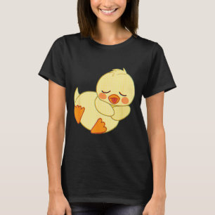 Funny Tired As Duck I Love Cute Ducklings Quote Gi T-Shirt